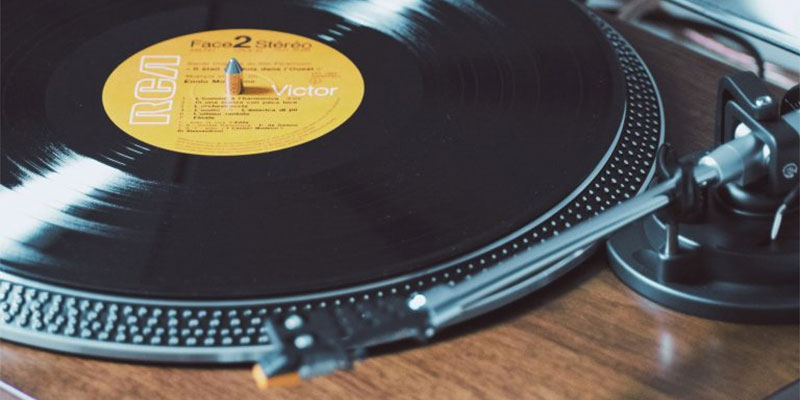 vintage record player